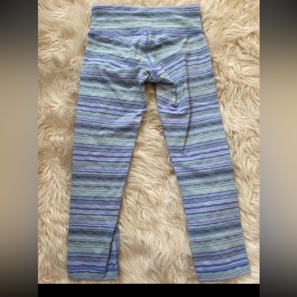 Lululemon wunder under crop III in space dye twist lullaby ray - Picture 2 of 4